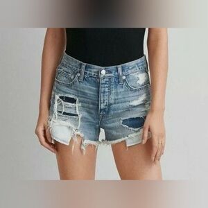 American Eagle Outfitters Vintage Hi Rise Festival Shorts W/Button Fly - Size 2